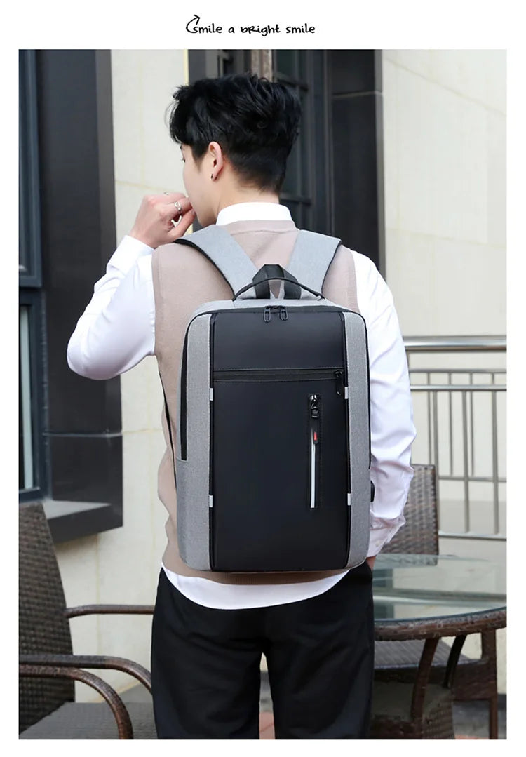 Executive Business Laptop Backpack USB