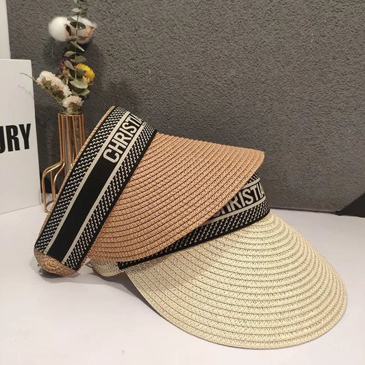 Elegant Beach Straw Hat Sombrero Paja