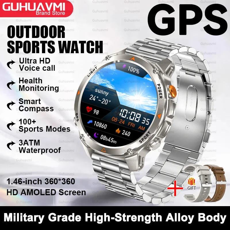 Premium AMOLED GPS Smart Watch, Reloj Inteligente GPS AMOLED Premium