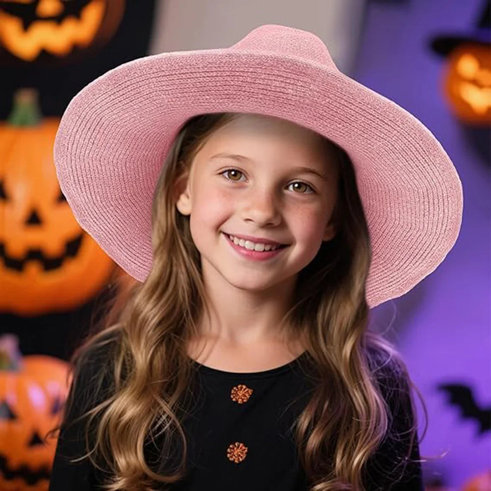 Halloween Witch Hat Long Point Knitted