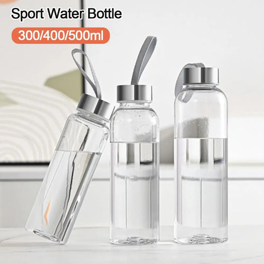 Transparent Plastic Water Bottle, Botella Agua Plástico Transparente