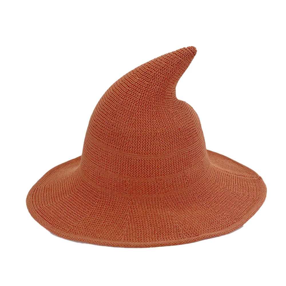 Halloween Witch Hat Long Point Knitted