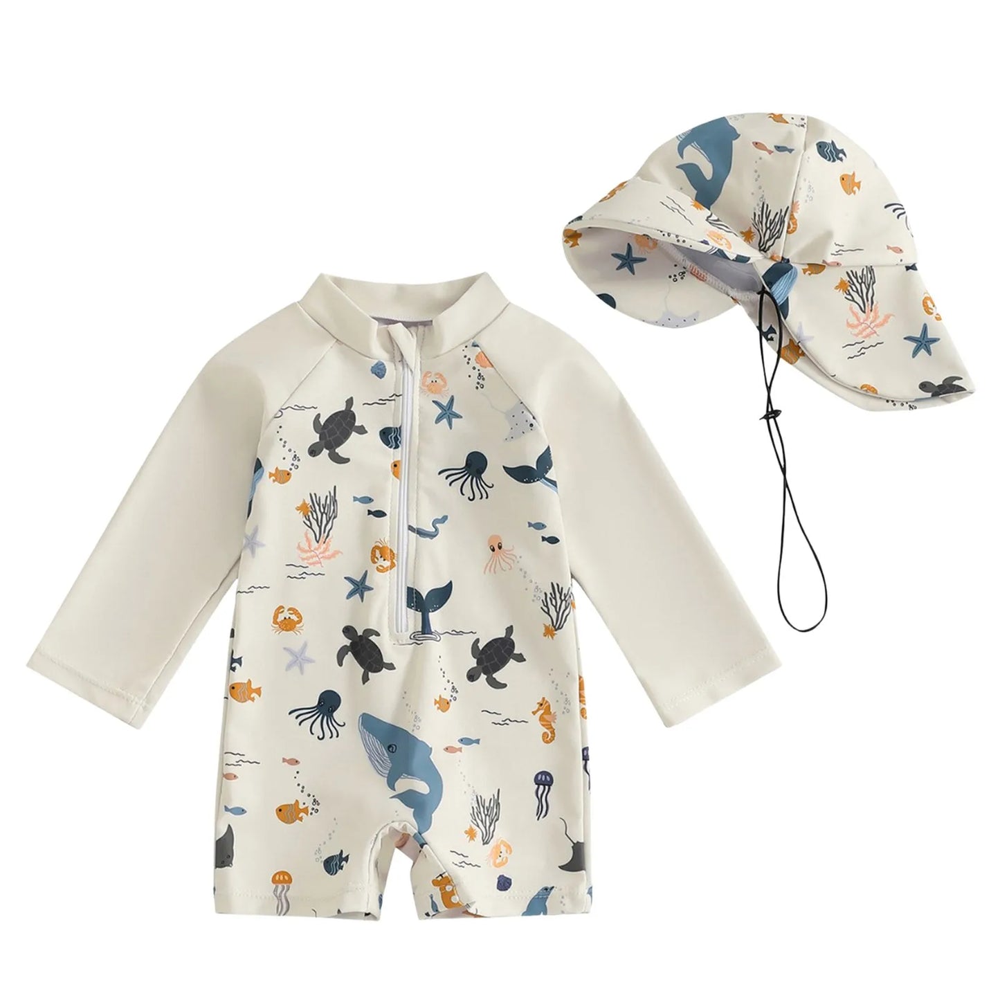 UV Protection Kids Swimsuit Set