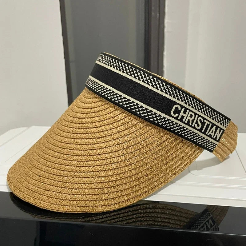 Elegant Beach Straw Hat Sombrero Paja