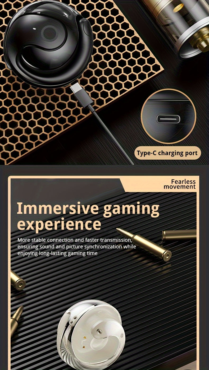 Aptkdoe Open-Ear Earbuds Auriculares Oído Abierto