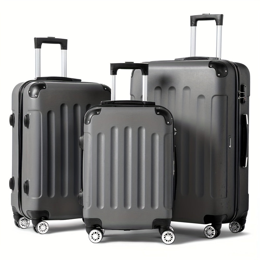 Durable 3-Piece Suitcase Set, Juego 3 Maletas Duraderas