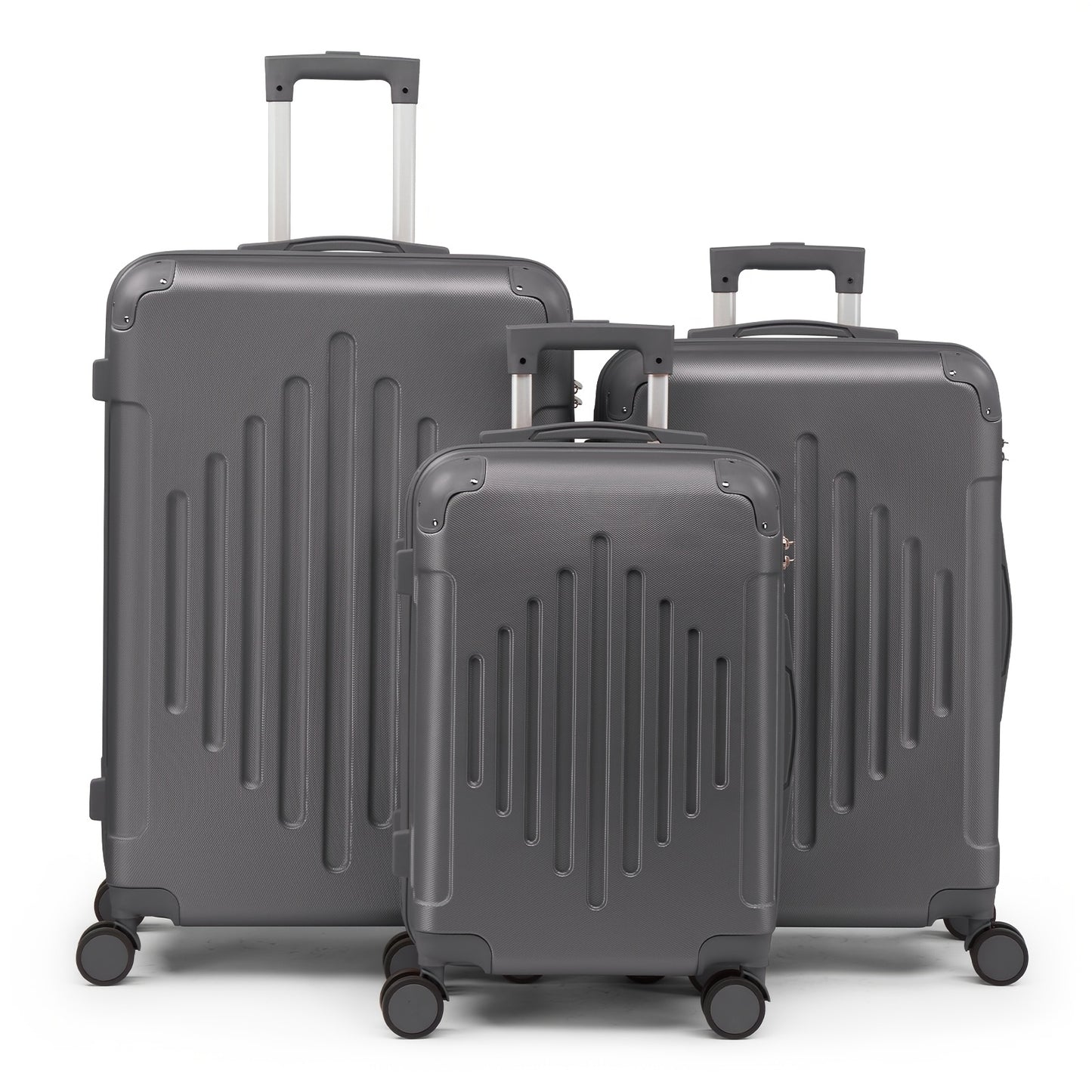 Butter Yellow Lightweight Suitcase Set, Juego Maletas Ligeras Amarillo Mantequilla