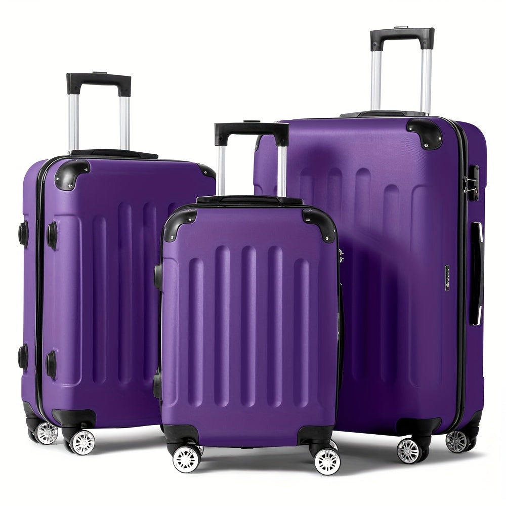 Durable 3-Piece Suitcase Set, Juego 3 Maletas Duraderas