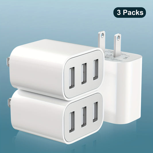 Rapid 3-Port USB Charger Cargador Rápido 3-Puertos