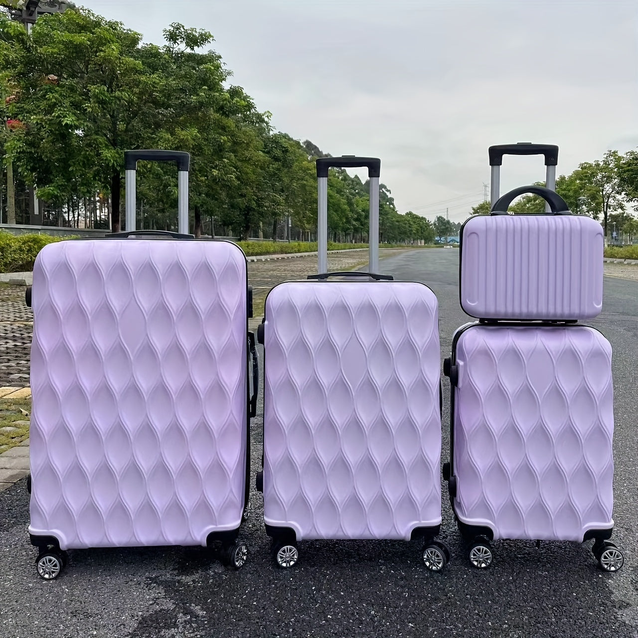 4-Piece Travel Suitcase Set Juego Maletas Viaje