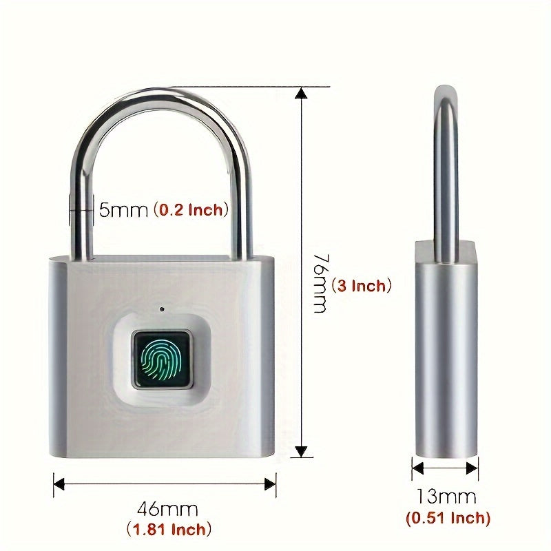 Smart Fingerprint Padlock Candado Huella Digital