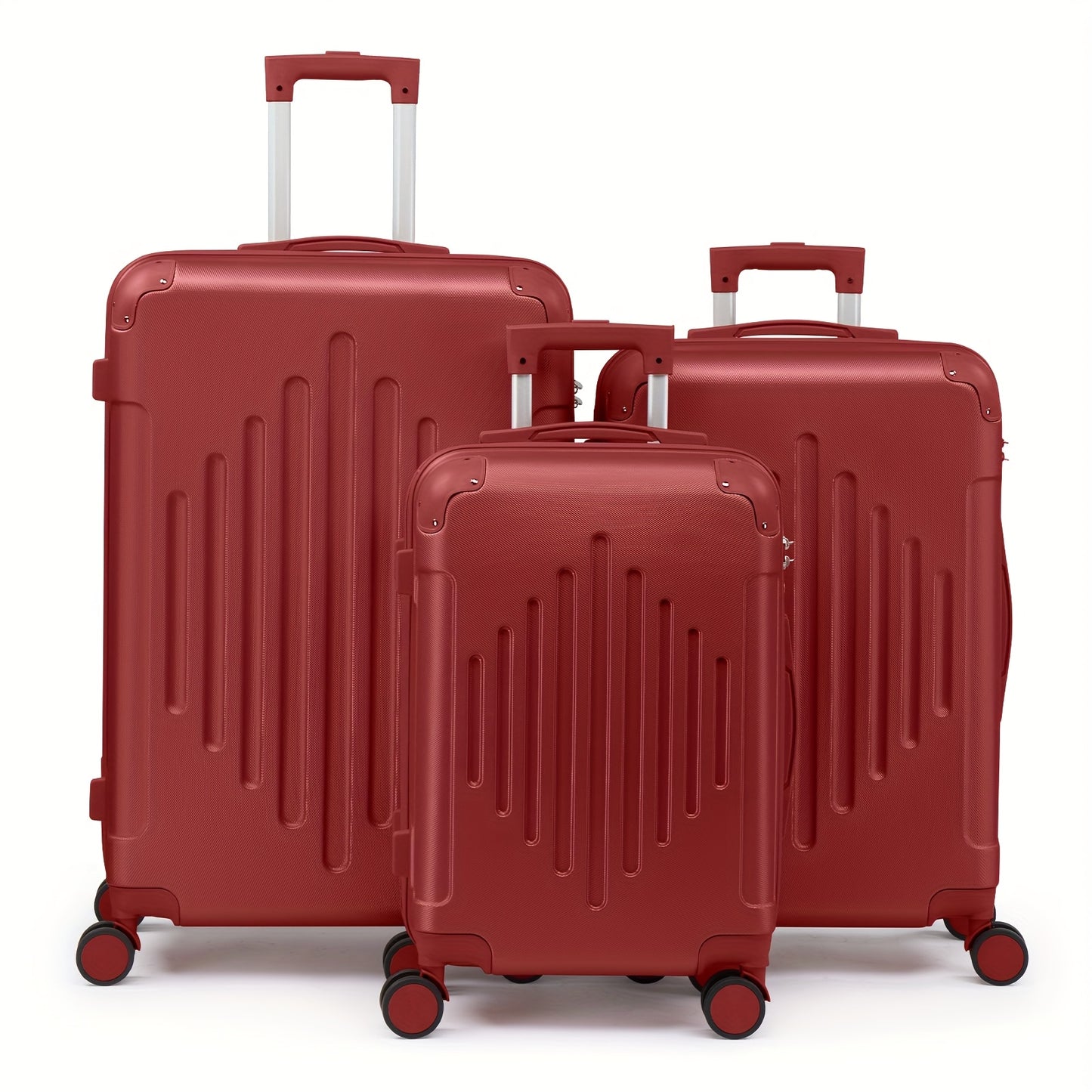 Durable 3-Piece Suitcase Set, Juego 3 Maletas Duraderas