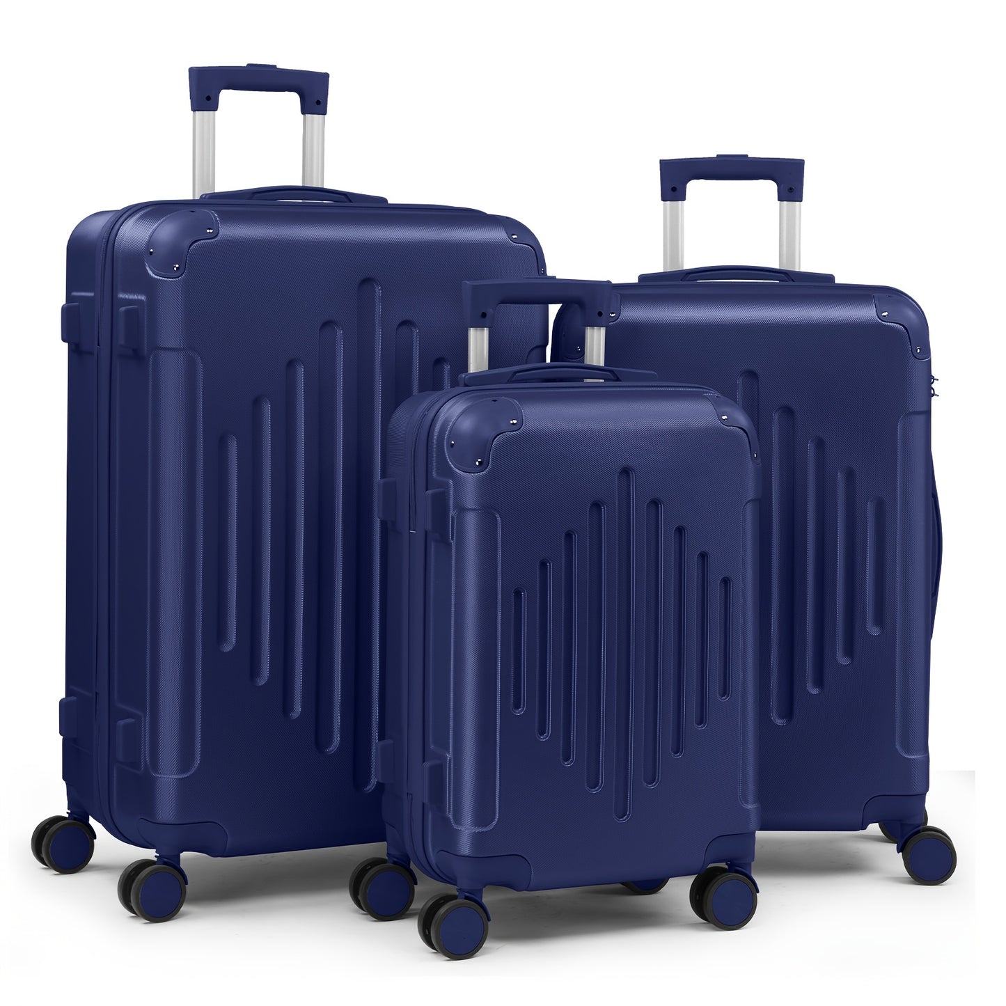 Butter Yellow Lightweight Suitcase Set, Juego Maletas Ligeras Amarillo Mantequilla