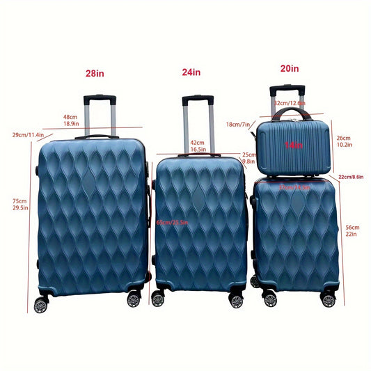4-Piece Travel Suitcase Set Juego Maletas Viaje