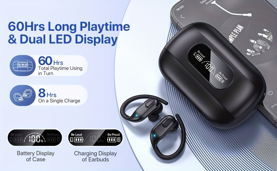 V5.3 Premium Earbuds Auriculares Premium 60H