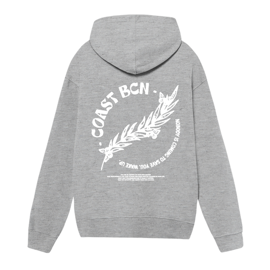 Heather Gray Wake Up Hoodie