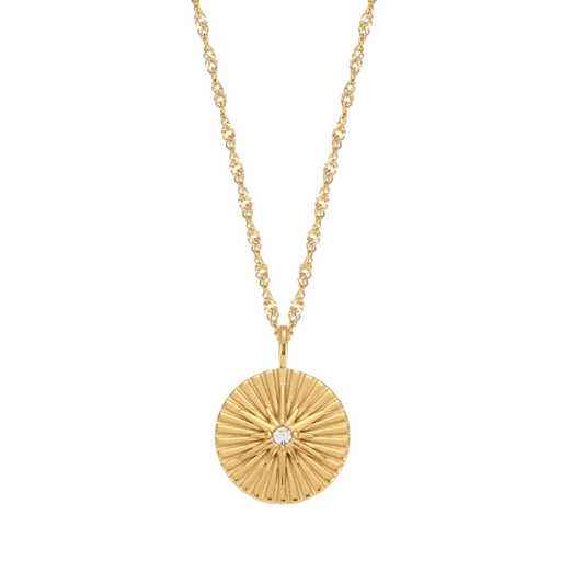 Gold Mandala Necklace